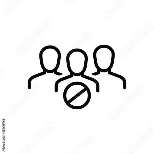 Black line icon for resistance