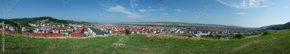 Panoramic view to Floresti, Cluj, Romania

