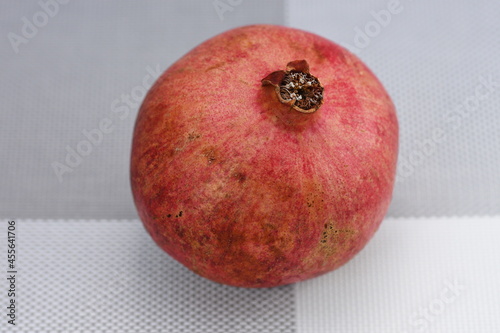 Pomegranate. Pomegranate isolated on white background.