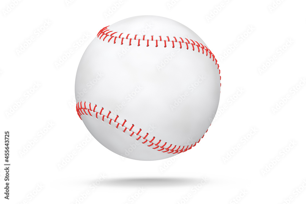 Softball or baseball ball isolated on white background. Softball or baseball ball isolated on white background.