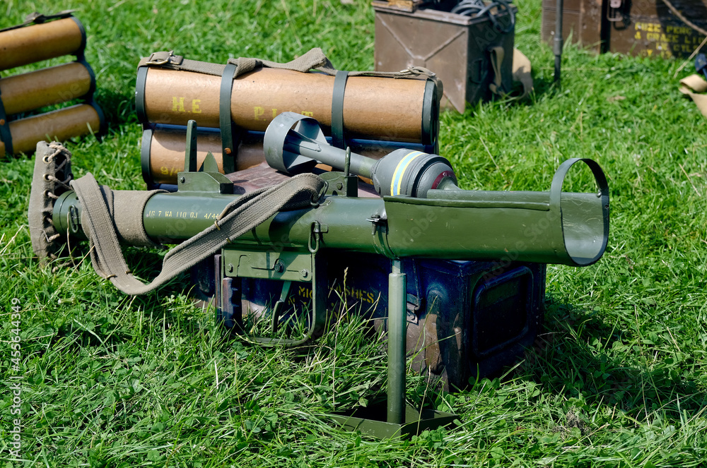 The Projector, Infantry, Anti Tank Mk I was a British man-portable anti-tank weapon developed during the Second World War. The PIAT.
The Projector, Infantry, Anti Tank Mk I was a British man-portable anti-tank weapon developed during the Second World War. The PIAT.