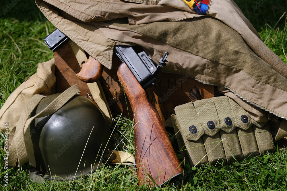 The Thompson submachine gun is a blowbackoperated, aircooled