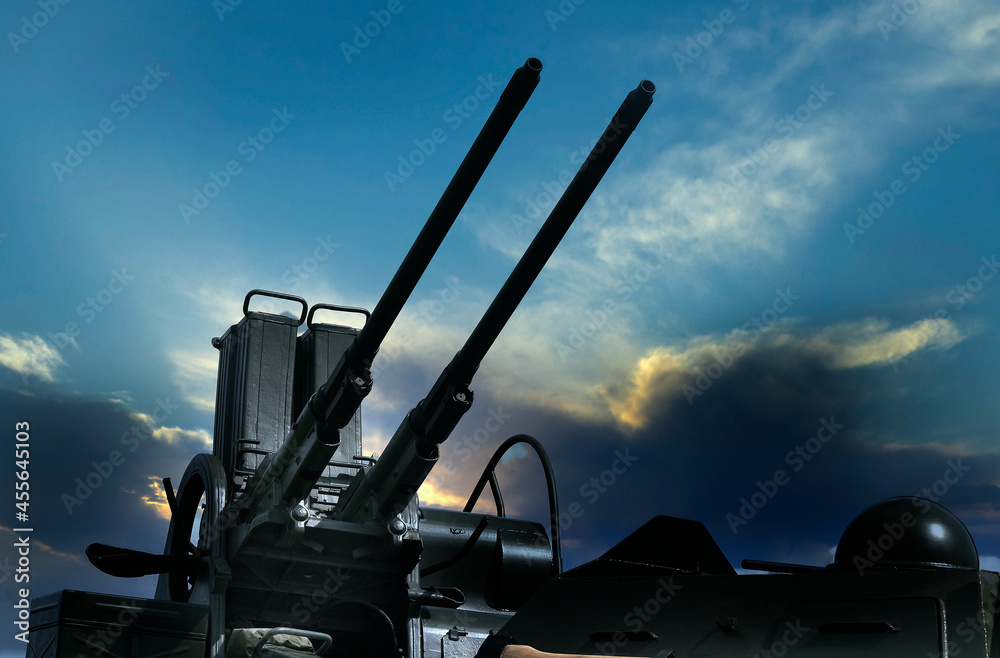 The Oerlikon GDF or Oerlikon 35 mm twin cannon is a towed anti-aircraft ...