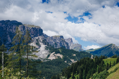 Wonderful summer view of the Dolomites, Italy