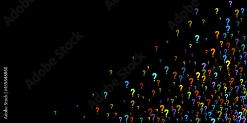 Question marks Quiz, doubt poll query public poll.