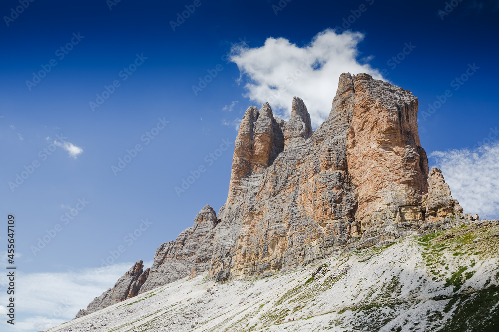 National Park Tre Cime di Lavaredo. Dolomites, South Tyrol. Italy, Europe
