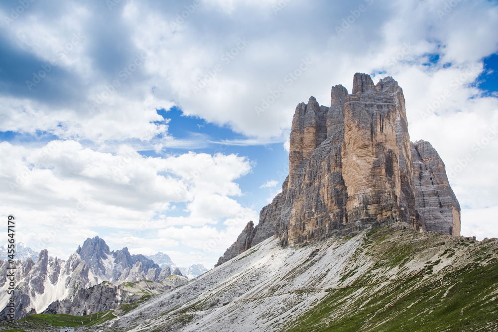 National Park Tre Cime di Lavaredo. Dolomites, South Tyrol. Italy, Europe