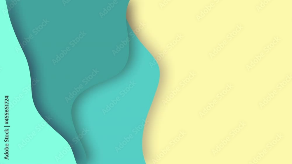 Abstract flat paper geometric animation background. minimalist motion graphic design.