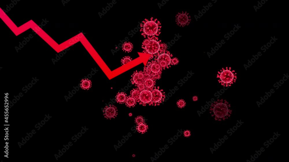 corona virus spread floating loop animation corona virus spread floating loop animation