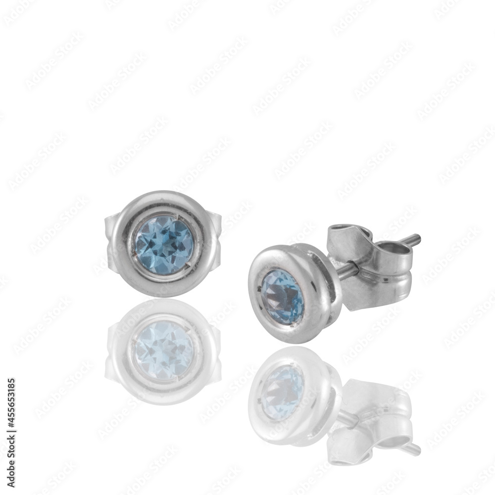 Schmuck, Freisteller, Ohrringe, Ohrstecker