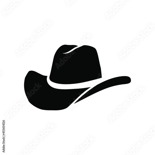 Cowboy icons. Western Style Cowboy Hat Icon Vector Design Illustration. Cowboy hat icon simple sign. 