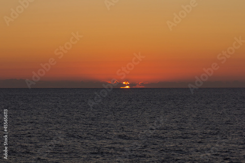 Sunset on the sea, on the Atlantic Ocean © Jorge