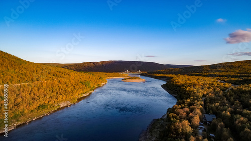 Tenojoki river ruska photo