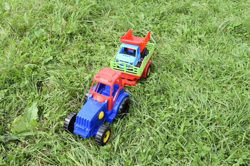 toy car on grass