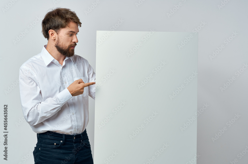 businessmen white paper in the hands of marketing copy-space studio businessmen white paper in the hands of marketing copy-space studio
