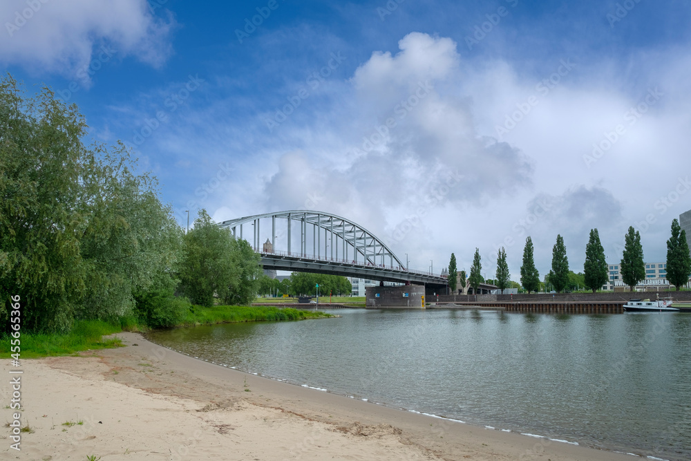 Fototapeta premium John Frost bridge Arnhem, Gelderland Province, The Netherlands