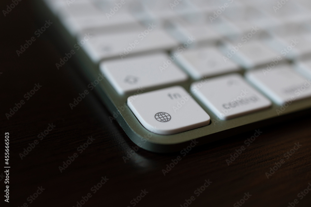 closeup shot of computer keyboard