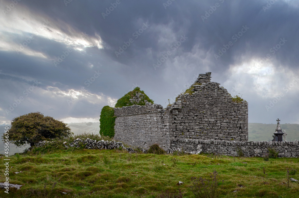 Ruin of an abandoned house. South West Ireland. Ruin of an abandoned house. South West Ireland.