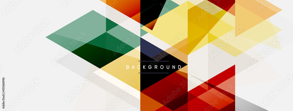Mosaic triangles geometric background. Techno or business concept, pattern for wallpaper, banner, background, landing page Mosaic triangles geometric background. Techno or business concept, pattern for wallpaper, banner, background, landing page