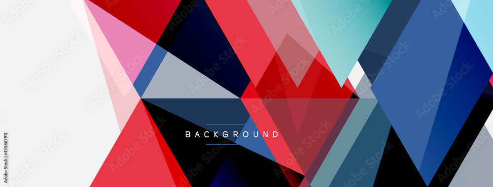 Mosaic triangles geometric background. Techno or business concept, pattern for wallpaper, banner, background, landing page Mosaic triangles geometric background. Techno or business concept, pattern for wallpaper, banner, background, landing page
