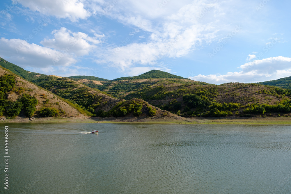 Landscape of lake in the mountains Landscape of lake in the mountains