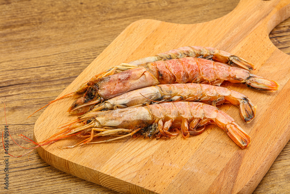 Tasty big Langoustine over the board