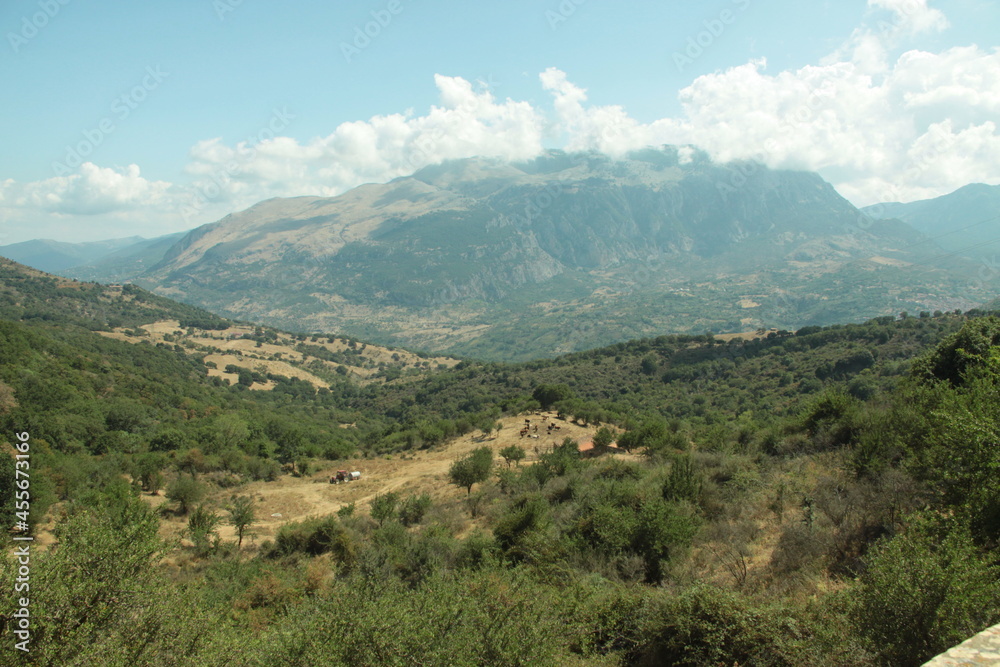 Naklejka premium mountains in the mountains