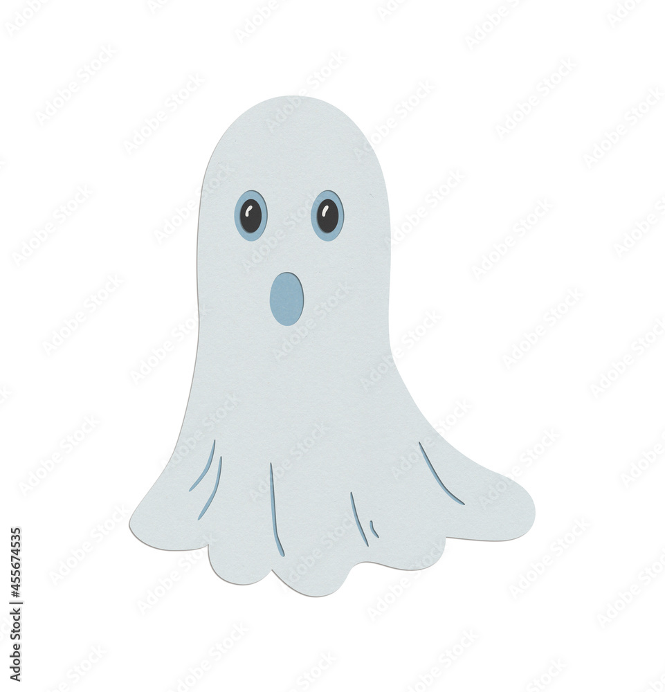 Ghost Booo paper cut Halloween Ghost Booo paper cut Halloween