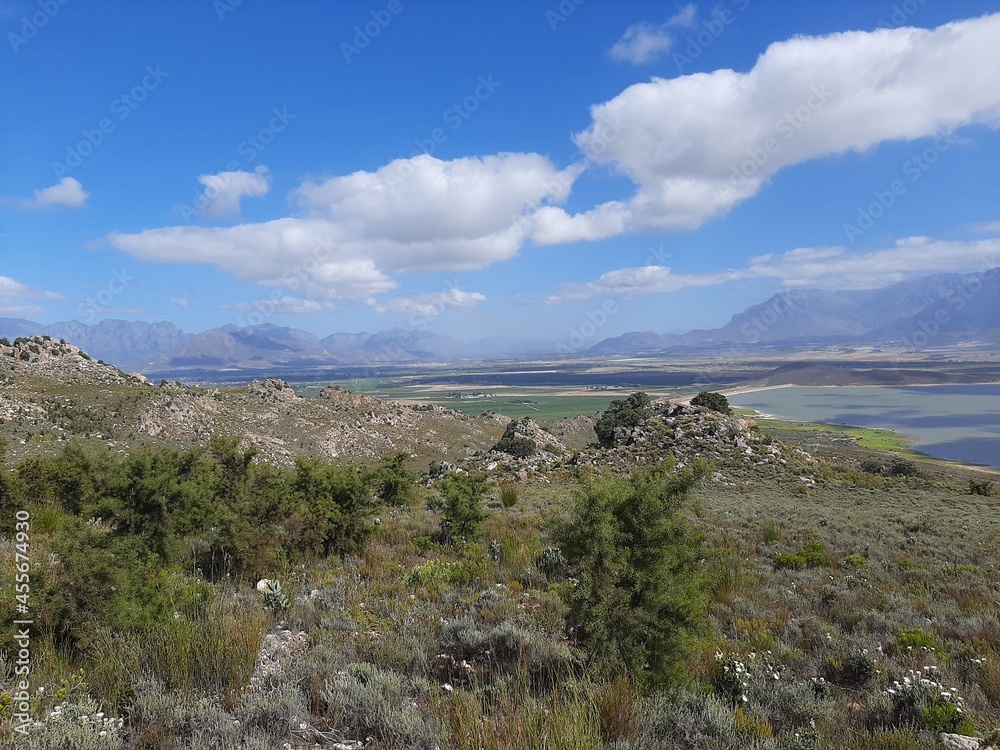 landscape with mountains