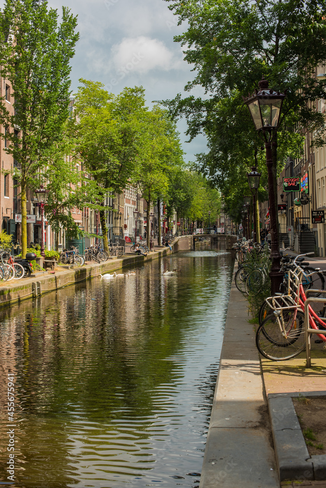 city canal in Amsterdam