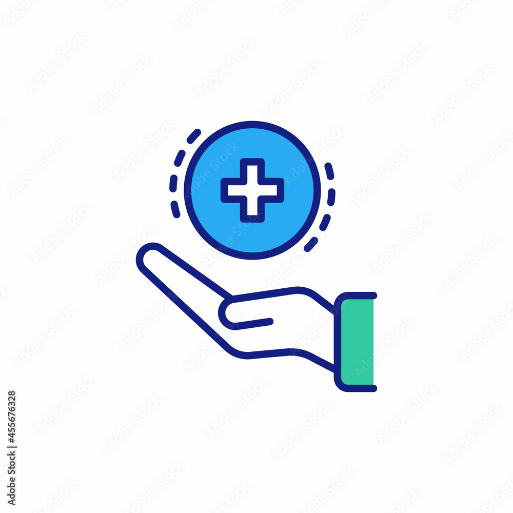 Obraz premium Care icon in vector. Logotype