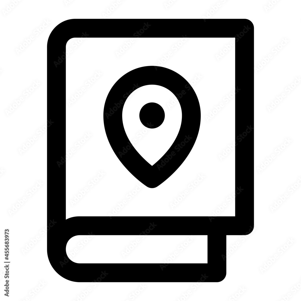 icon, book, pin, location, placeholder, education icon, book, pin, location, placeholder, education