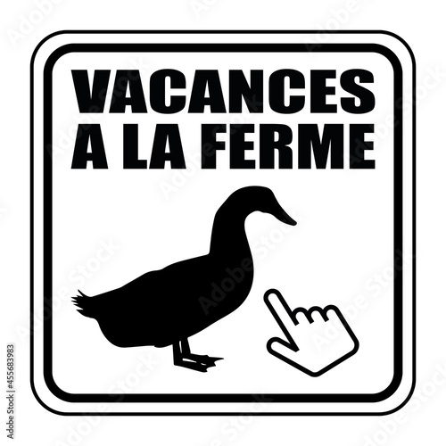 Logo vacances à la ferme.