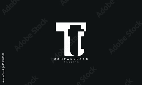 TT, TT, Abstract initial monogram letter alphabet logo design