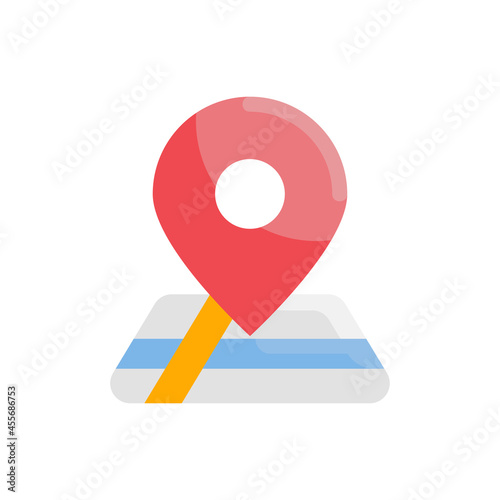 Free Download Location vector flat icon style illustration. Eps 10 file - GFXLoad