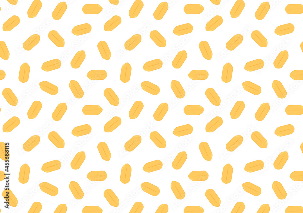 Rice pattern wallpaper. Rice cartoon vector. Rice seed. paddy. Rice pattern wallpaper. Rice cartoon vector. Rice seed. paddy.