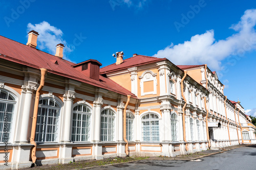 Exterior of the Alexander Nevsky lavra - monastery in St Petersburg, Russia, Europe