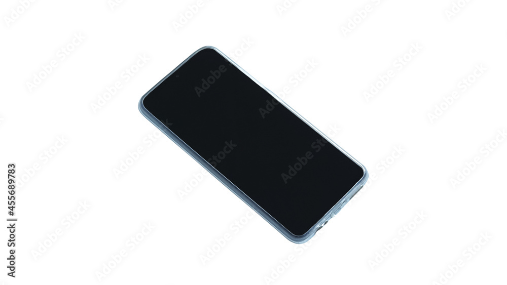phone isolate on white background with screen