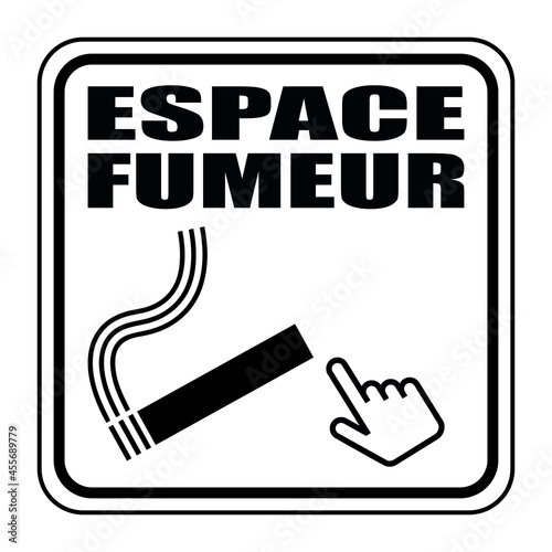 Logo espace fumeur.