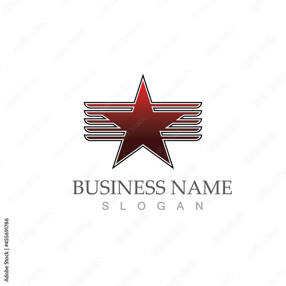 Obraz premium Star icon Template