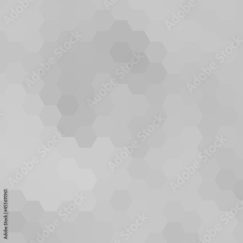 gray hexagon background. geometric design. polygonal style. presentation template. eps 10
