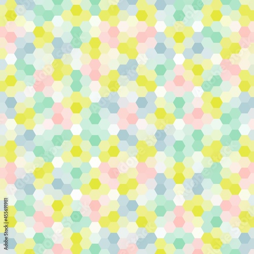 Wallpaper Mural color hexagonal background. mosaic style. eps 10 Torontodigital.ca