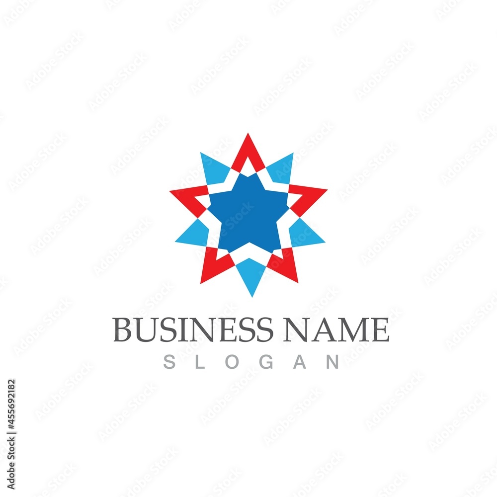 Obraz premium Star icon Template