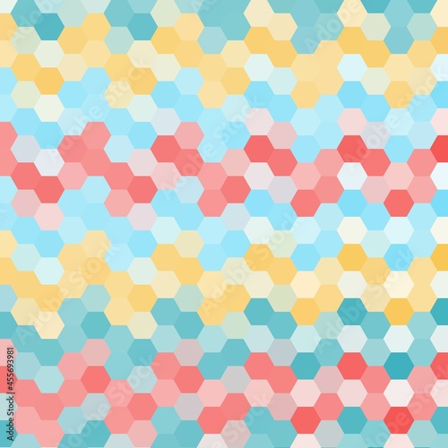 color hexagon background. polygonal style.. eps 10