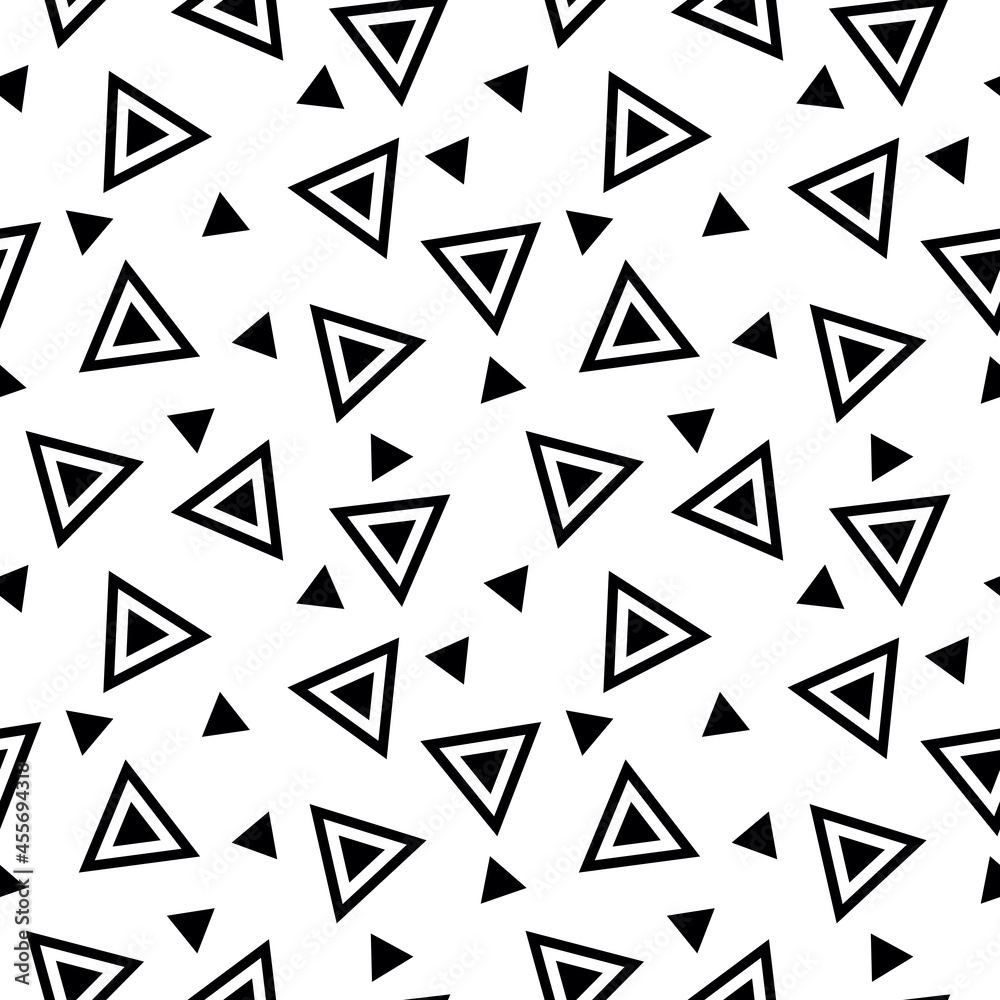Abstract seamless pattern with graphyc elements - triangles. Geometric wallpaper for cover design. Abstract seamless pattern with graphyc elements - triangles. Geometric wallpaper for cover design.