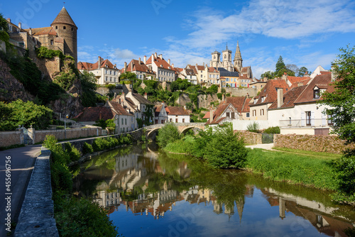 Semur en Auxois, Burgundy, France photo