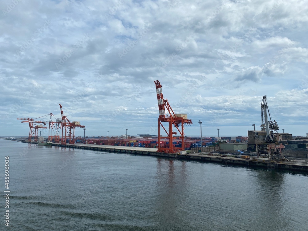 仙台港の工業地帯