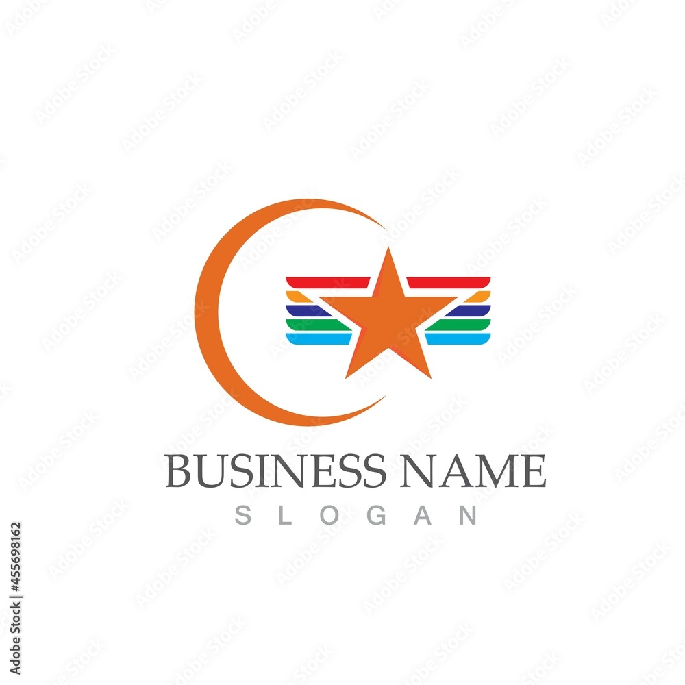 Obraz premium Star icon Template