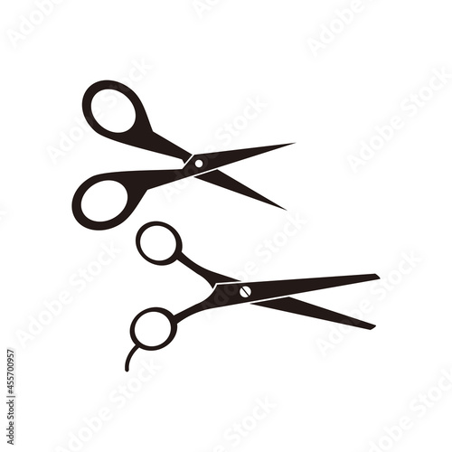 Scissors set icon vector illustration sign