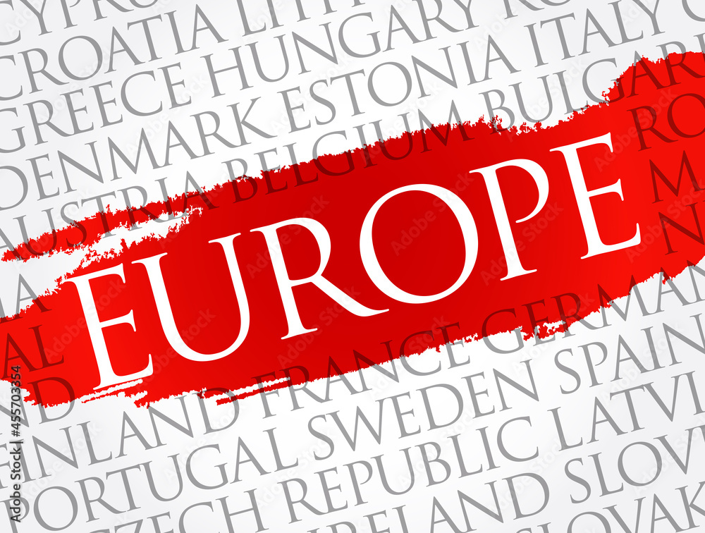 List of cities in Europe word cloud collage, travel concept background List of cities in Europe word cloud collage, travel concept background